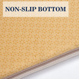 GEX Teddy Velvet Fabric Custom Size Bench Cushion Pads Multi Colors 70D High-Resilience Foam