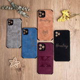 GEX Personalized Engraved Leather iPhone Cases