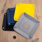 GEX Personalized Engraved Leatherette Tray