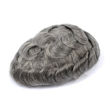 GEX Mens Toupee Hairpiece SWISS LACE Hair Systems Bleached Knots