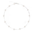 BURLAP LIFE Satellite Pearl Choker Necklace 925 Sterling Silver - GexWorldwide