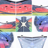 JEKOSEN Rainbow Butterfly Kite Single Rope 55"*28.5"*55" - GexWorldwide