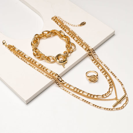 18k Gold Plated Versatile Jewelry Set - GexWorldwide