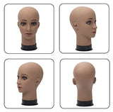 BHD BEAUTY Bald Realistic Mannequin Head with T-Pins for Wig Making and Display - GexWorldwide