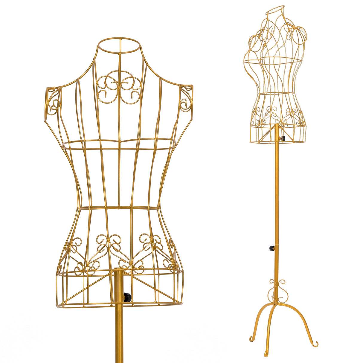 BHD BEAUTY Metal Mannequin Dress Form: Crafting and Showcasing Fashion - GexWorldwide