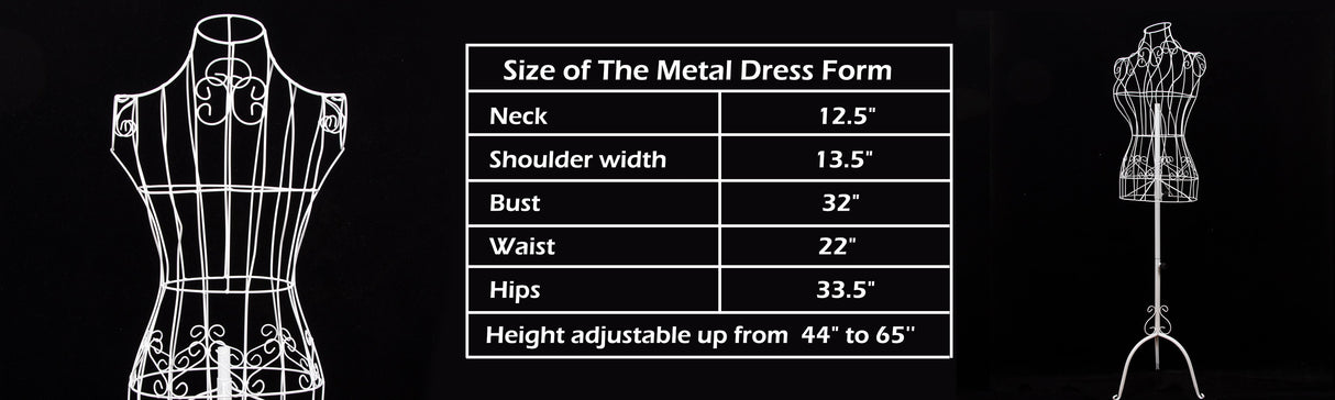 BHD BEAUTY Metal Mannequin Dress Form: Crafting and Showcasing Fashion - GexWorldwide