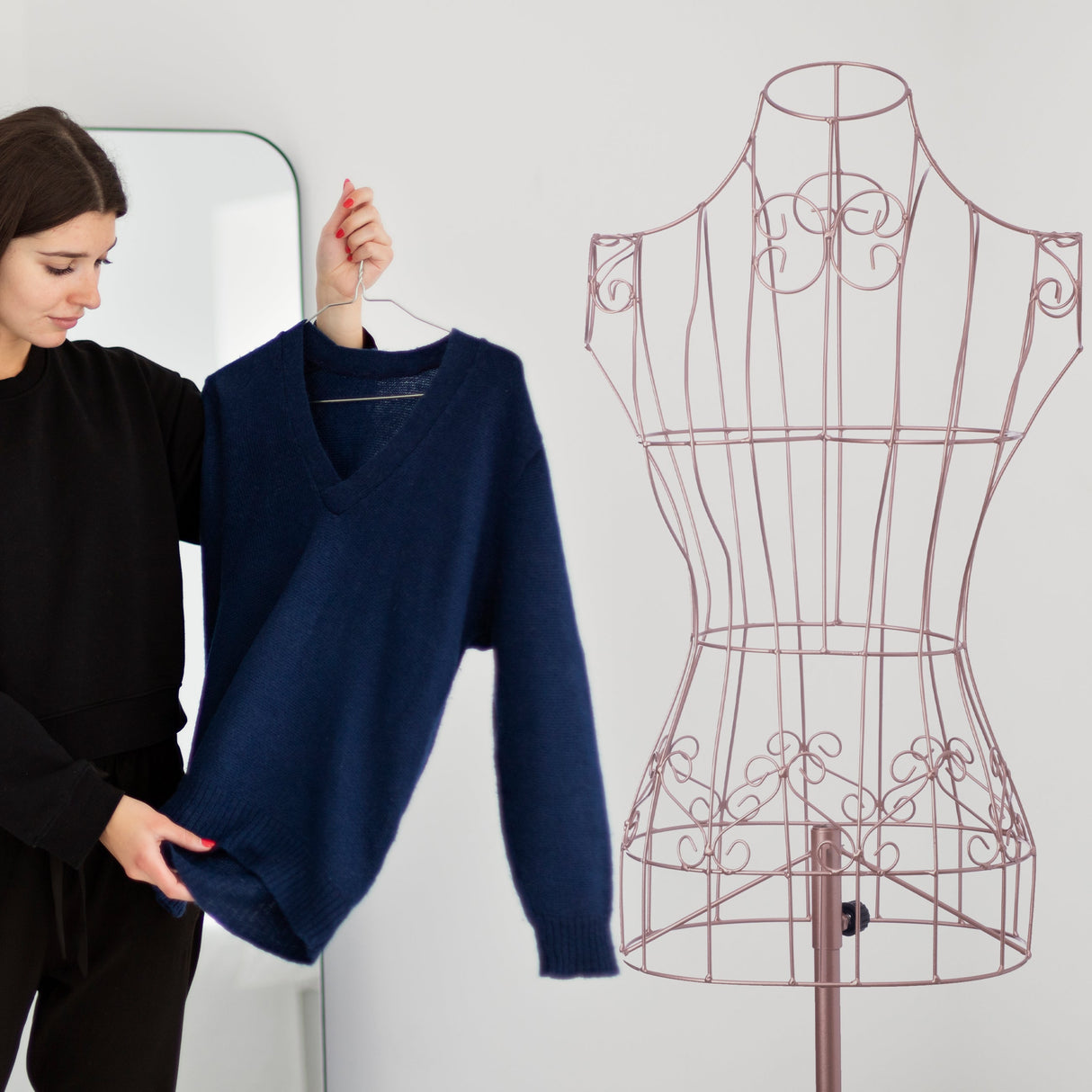BHD BEAUTY Metal Mannequin Dress Form: Crafting and Showcasing Fashion - GexWorldwide