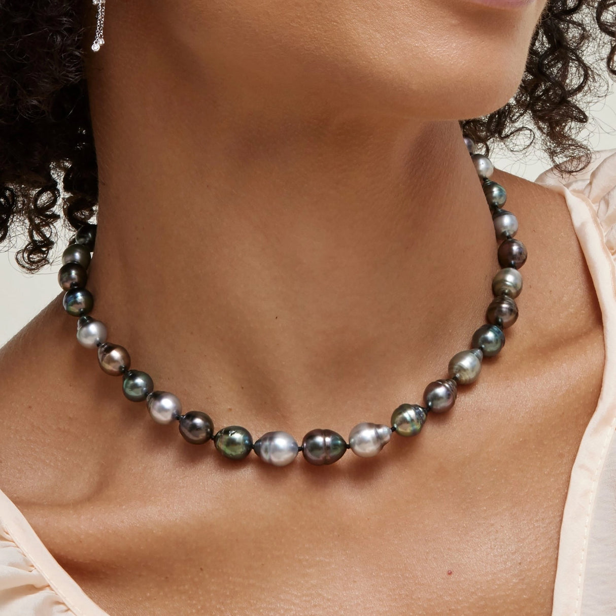 BURLAP LIFE 18K Gold Tahitian Pearl Necklace-Artistry in Jewelry - GexWorldwide