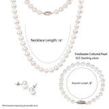 BURLAP LIFE Exquisite Luxury - Freshwater Pearl Set for Women - GexWorldwide