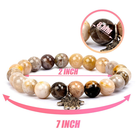 Crystal Bracelet Natural Stone 2pcs - GexWorldwide