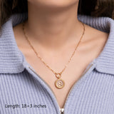 Double Layered Initial Necklace A-Z - GexWorldwide