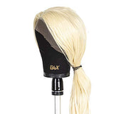 GEX 20"-24" Cork Canvas Block Head Mannequin Head With Mount Hole With Pins And Table Stand - GexWorldwide