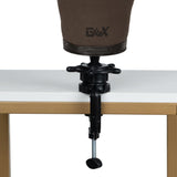 GEX 20"-24" Cork Canvas Block Head Mannequin Head With Mount Hole With Pins And Table Stand - GexWorldwide