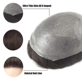 GEX BIO Toupee 0.04-0.06mm Thin Skin Hair Systems Split Knot - GexWorldwide