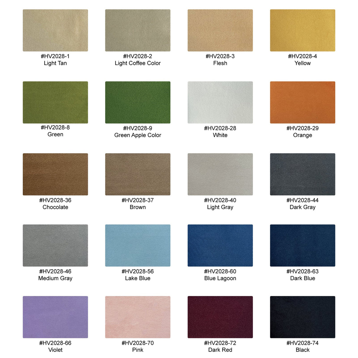 GEX Bolonia Polyester Linen Curtain Sample Booklet - GexWorldwide