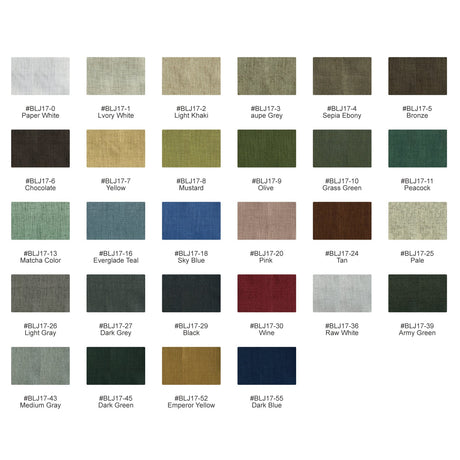 GEX Chevrons Polyester Linen Curtain Sample Booklet - GexWorldwide