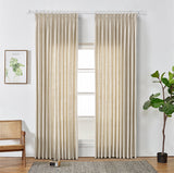 GEX Curtain Linen Bihar Linen Custom Curtains Drapes Pleated - GexWorldwide