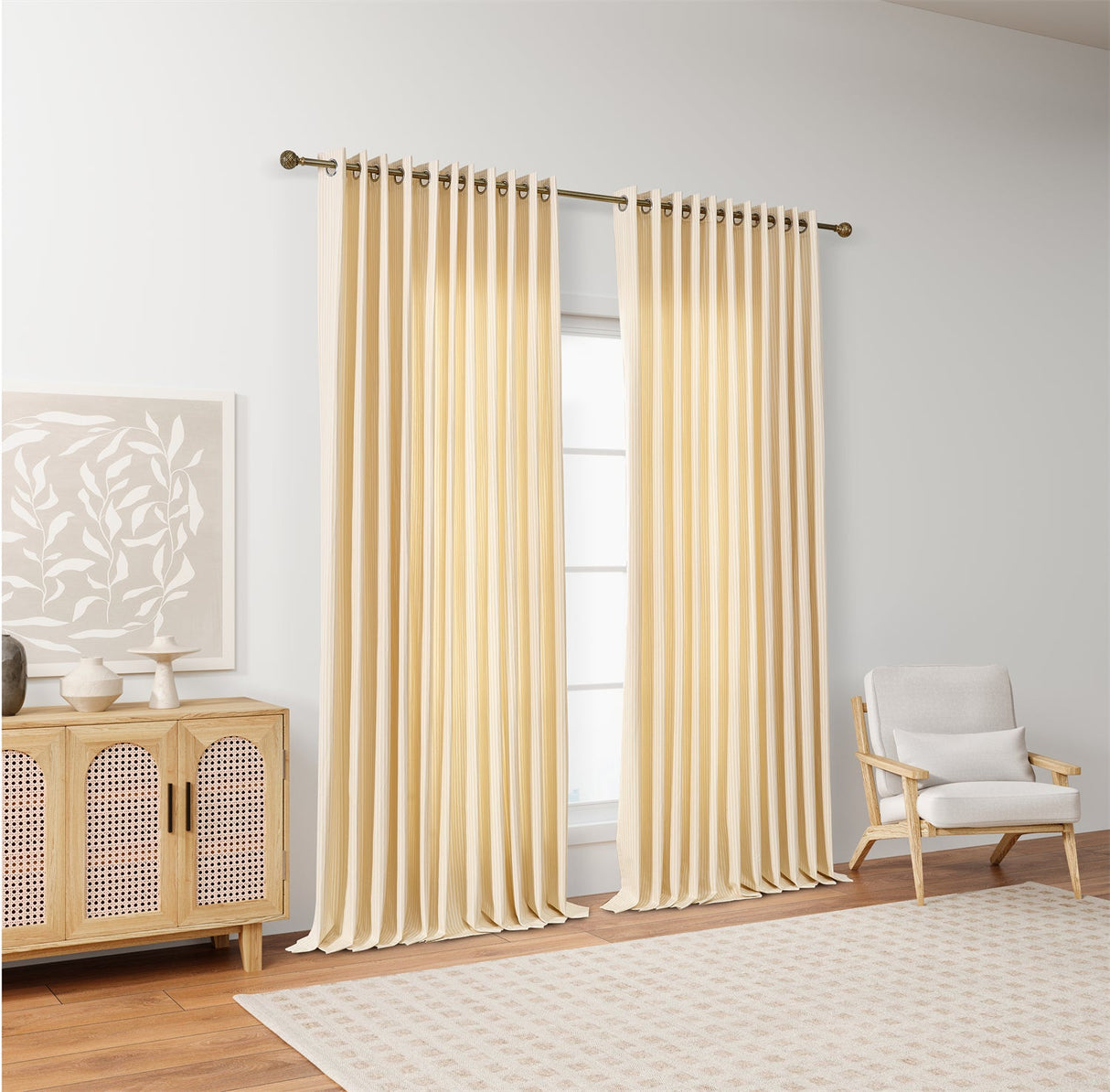 GEX Curtain Linen Cantoon Linen Custom Curtains Drapes Pleated - GexWorldwide