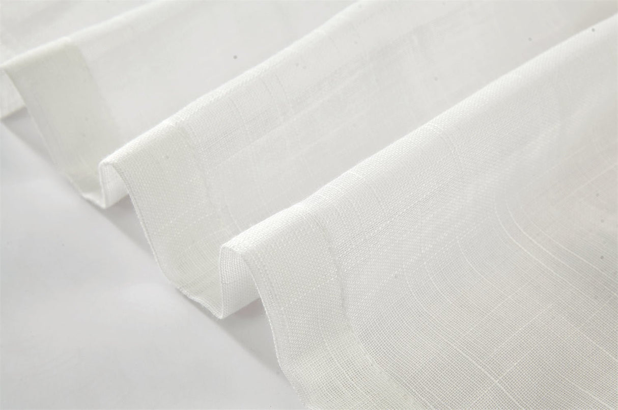 GEX Curtain Linen Damme Linen Custom Curtains Drapes Pleated - GexWorldwide