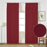 GEX Curtain Linen Sedge Linen Custom Curtains Drapes Pleated - GexWorldwide