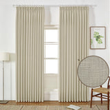 GEX Curtain Linen Sedge Linen Custom Curtains Drapes Pleated - GexWorldwide