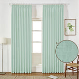 GEX Curtain Linen Sedge Linen Custom Curtains Drapes Pleated - GexWorldwide