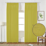 GEX Curtain Linen Sedge Linen Custom Curtains Drapes Pleated - GexWorldwide