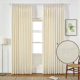 GEX Curtain Linen Sedge Linen Custom Curtains Drapes Pleated - GexWorldwide