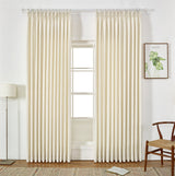 GEX Curtain Linen Sedge Linen Custom Curtains Drapes Pleated - GexWorldwide