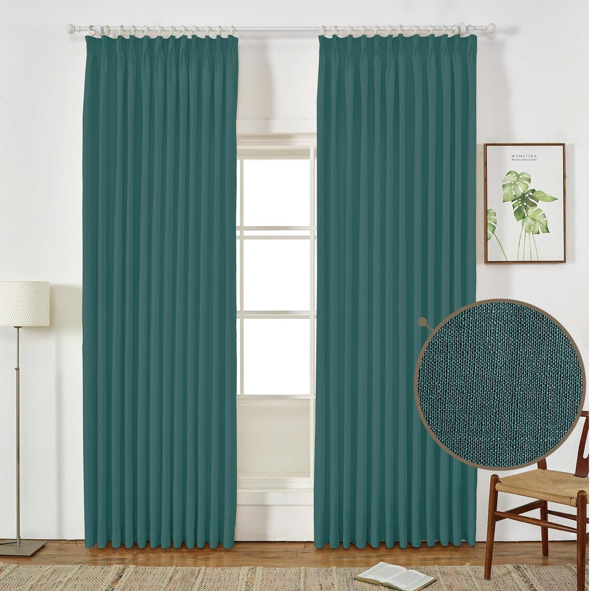 GEX Curtain Linen Sedge Linen Custom Curtains Drapes Pleated - GexWorldwide