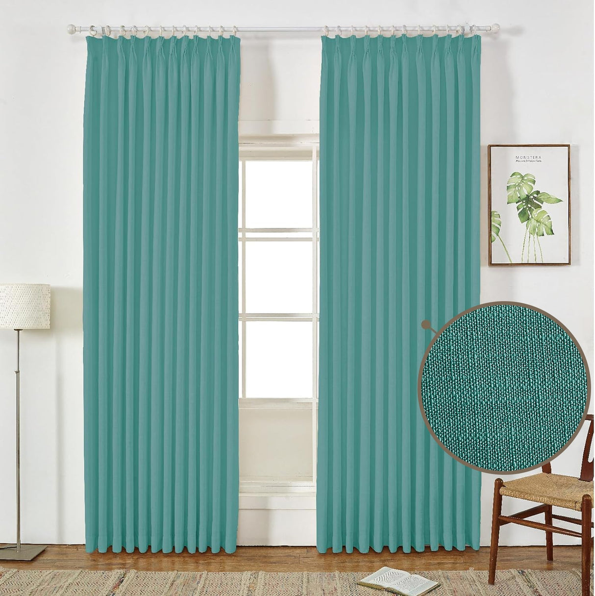 GEX Curtain Linen Sedge Linen Custom Curtains Drapes Pleated - GexWorldwide