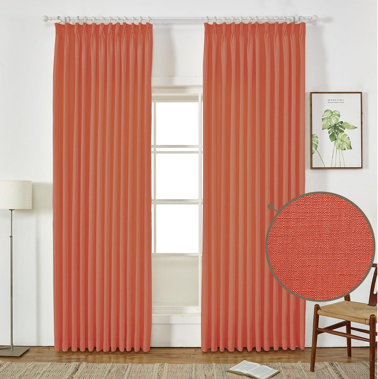 GEX Curtain Linen Sedge Linen Custom Curtains Drapes Pleated - GexWorldwide