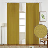 GEX Curtain Linen Sedge Linen Custom Curtains Drapes Pleated - GexWorldwide