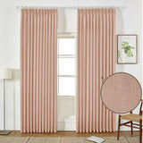 GEX Curtain Linen Sedge Linen Custom Curtains Drapes Pleated - GexWorldwide