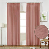 GEX Curtain Linen Sedge Linen Custom Curtains Drapes Pleated - GexWorldwide