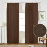 GEX Curtain Linen Sedge Linen Custom Curtains Drapes Pleated - GexWorldwide