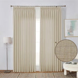 GEX Curtain Linen Sedona Linen Custom Curtains Drapes Pleated - GexWorldwide