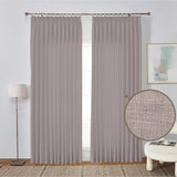 GEX Curtain Linen Sedona Linen Custom Curtains Drapes Pleated - GexWorldwide