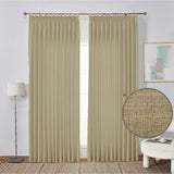 GEX Curtain Linen Sedona Linen Custom Curtains Drapes Pleated - GexWorldwide