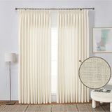 GEX Curtain Linen Sedona Linen Custom Curtains Drapes Pleated - GexWorldwide