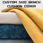 GEX Custom Size Bench Cushion Cover for Indoor/Outdoor Furniture/Window Seat - GexWorldwide