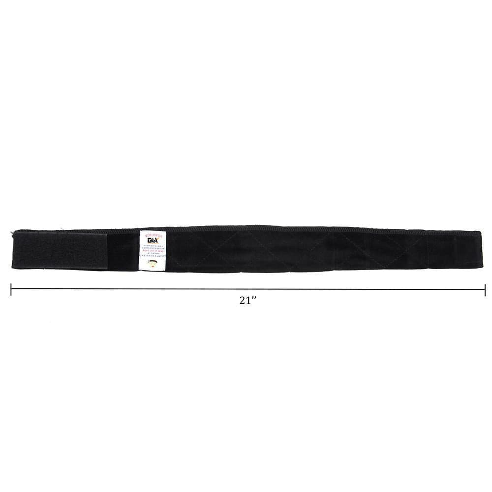 GEX Flexible Velvet Wig Grip Scarf Head Band Adjustable Fastern Black - GexWorldwide