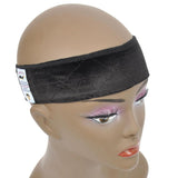 GEX Flexible Velvet Wig Grip Scarf Head Band Adjustable Fastern Black - GexWorldwide