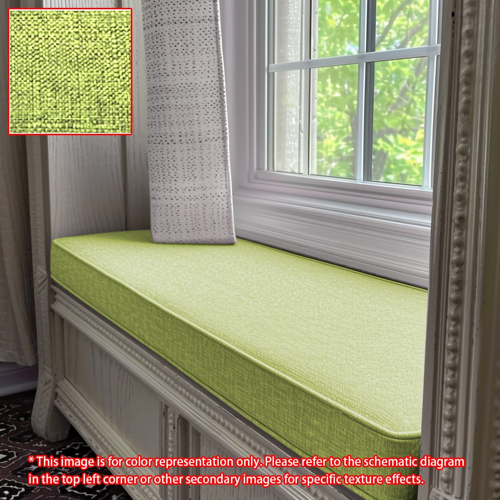 GEX Linen Blend Custom Size Bench Cushion Pads Multi Colors 70D High R GexWorldwide