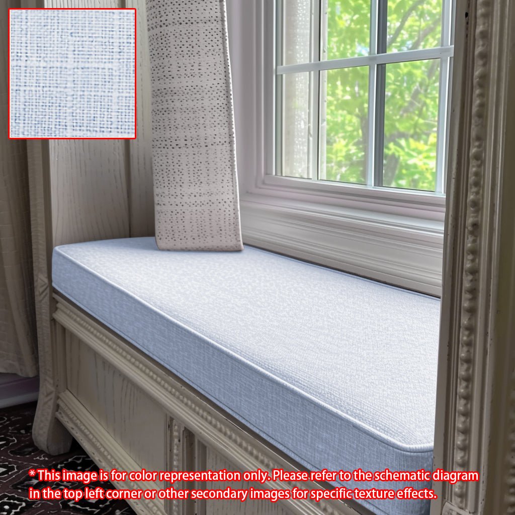 GEX Linen Blend Custom Size Bench Cushion Pads Multi Colors 70D