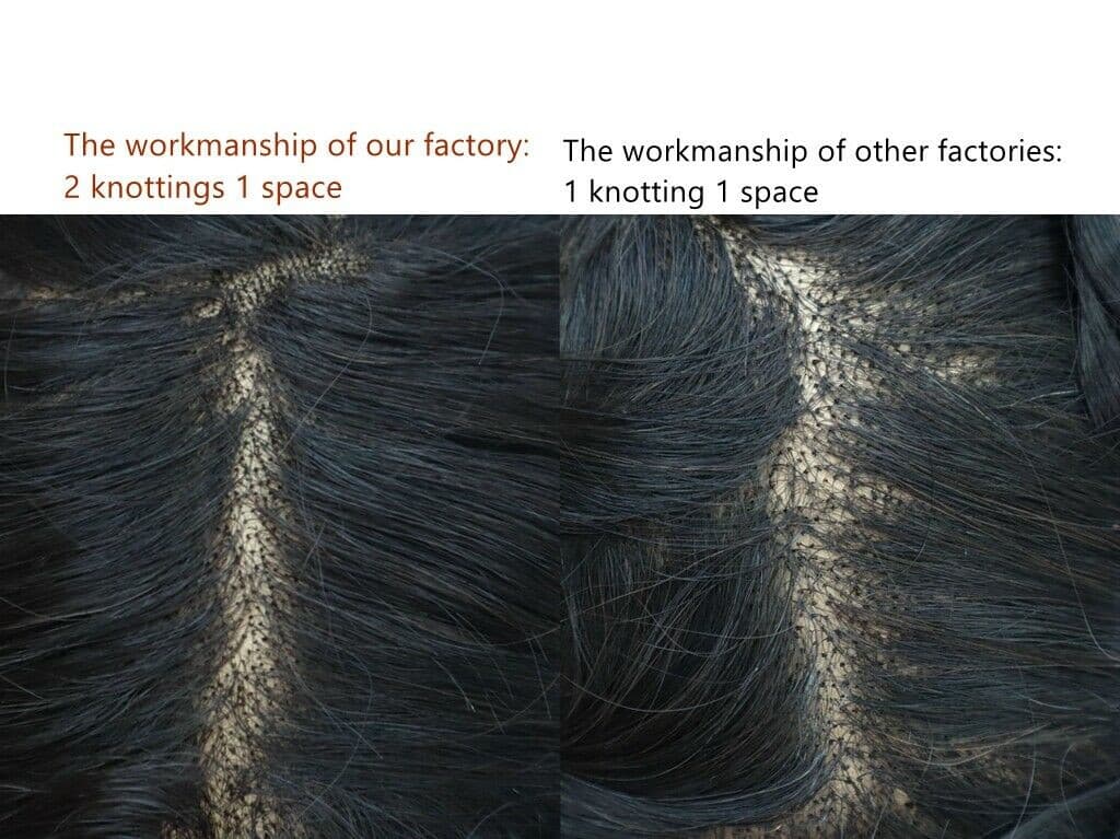 GEX Mens Toupee Hairpiece SWISS LACE Hair Systems Bleached Knots