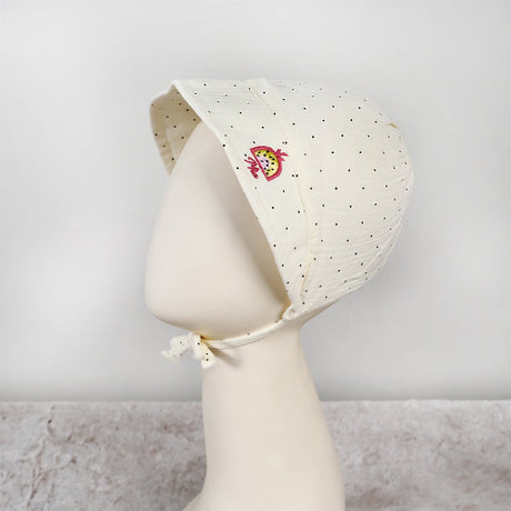 GEX Personalized Baby Bonnet for Girl Cotton Hat Embroidered for Baby Shower Gift - GexWorldwide