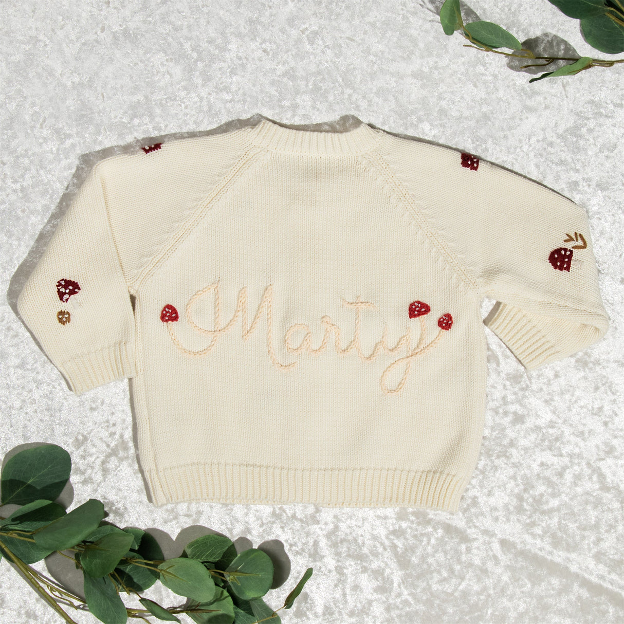 GEX Personalized Baby Button Sweater Cardigan for Baby Shower Gift - GexWorldwide