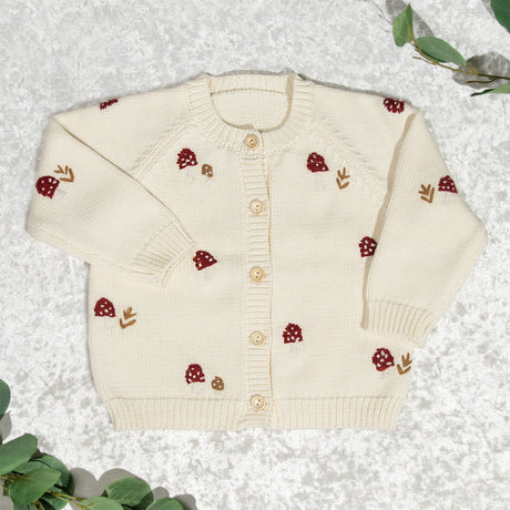 GEX Personalized Baby Button Sweater Cardigan for Baby Shower Gift - GexWorldwide