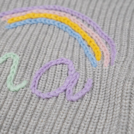 GEX Personalized Baby Hand-Embroidery Sweaters with Name for New Mom Gift - GexWorldwide